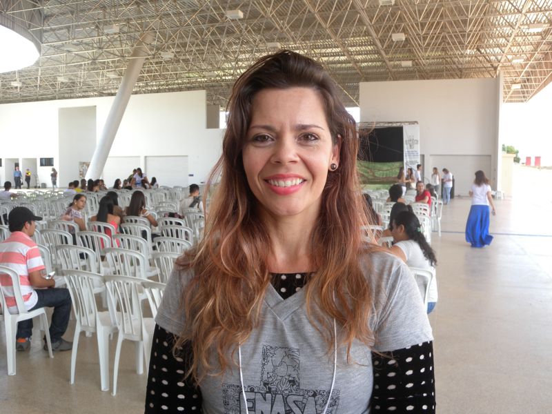 Lavinia Machado, professora da UFS/Lagarto e organizadora do Enasa