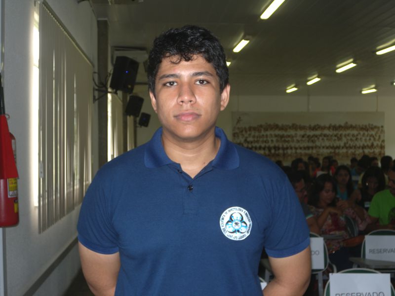 Luiz Gabriel Ribeiro de Assis, estudante e integrante da LAIMT