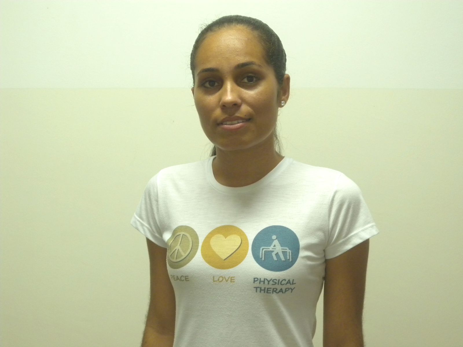 Camila Santos Souza, estudante do 3º ciclo de Fisioterapia