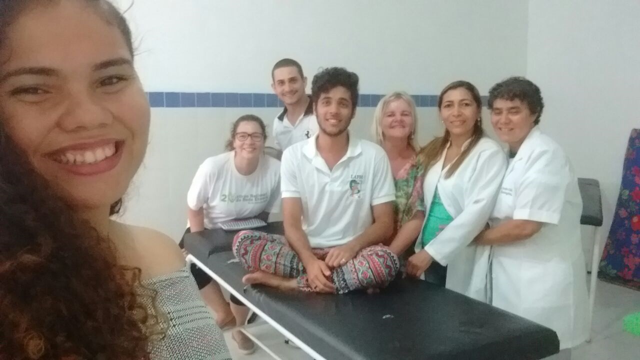 Equipe da Sala de Cuidados no 2º Mutirão da Ebserh em Lagarto, no Centro de Especialidades Médicas (foto: colaboração Professora Luciana Lobato)