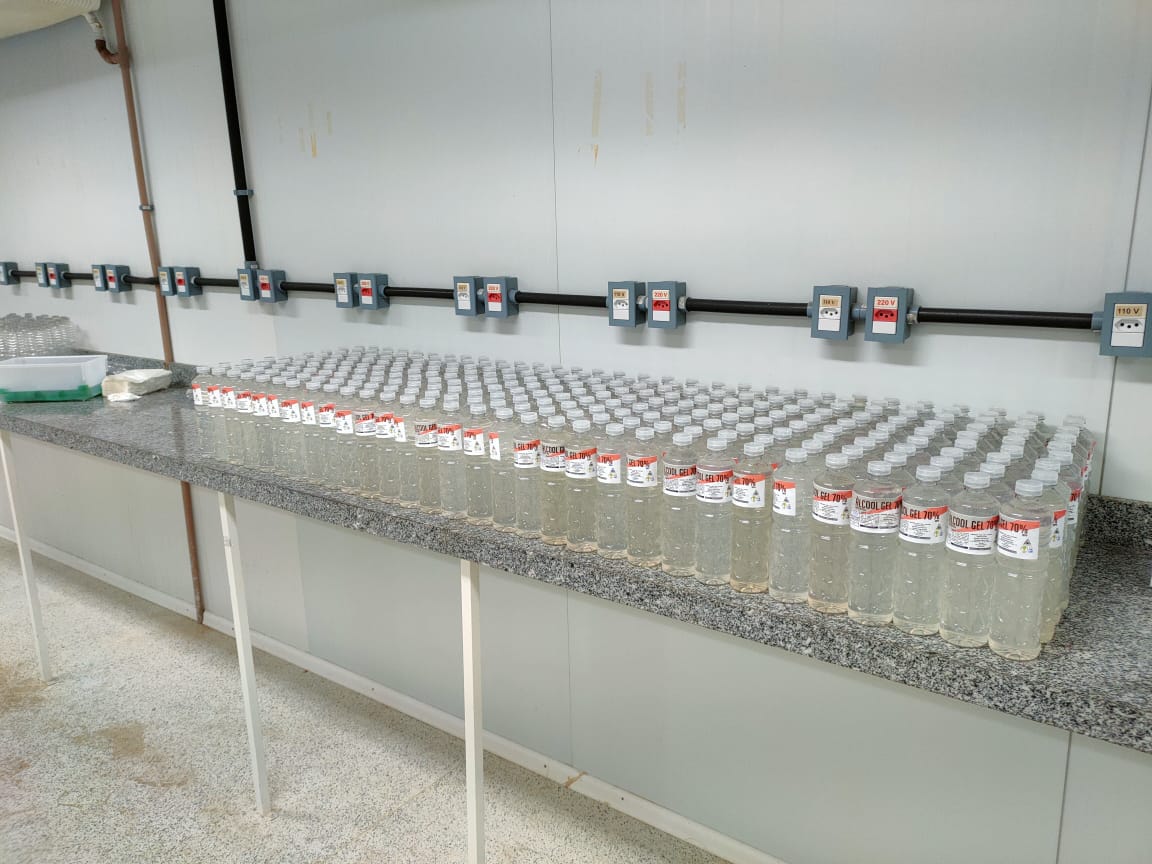 Produção é realizada em laboratório do campus