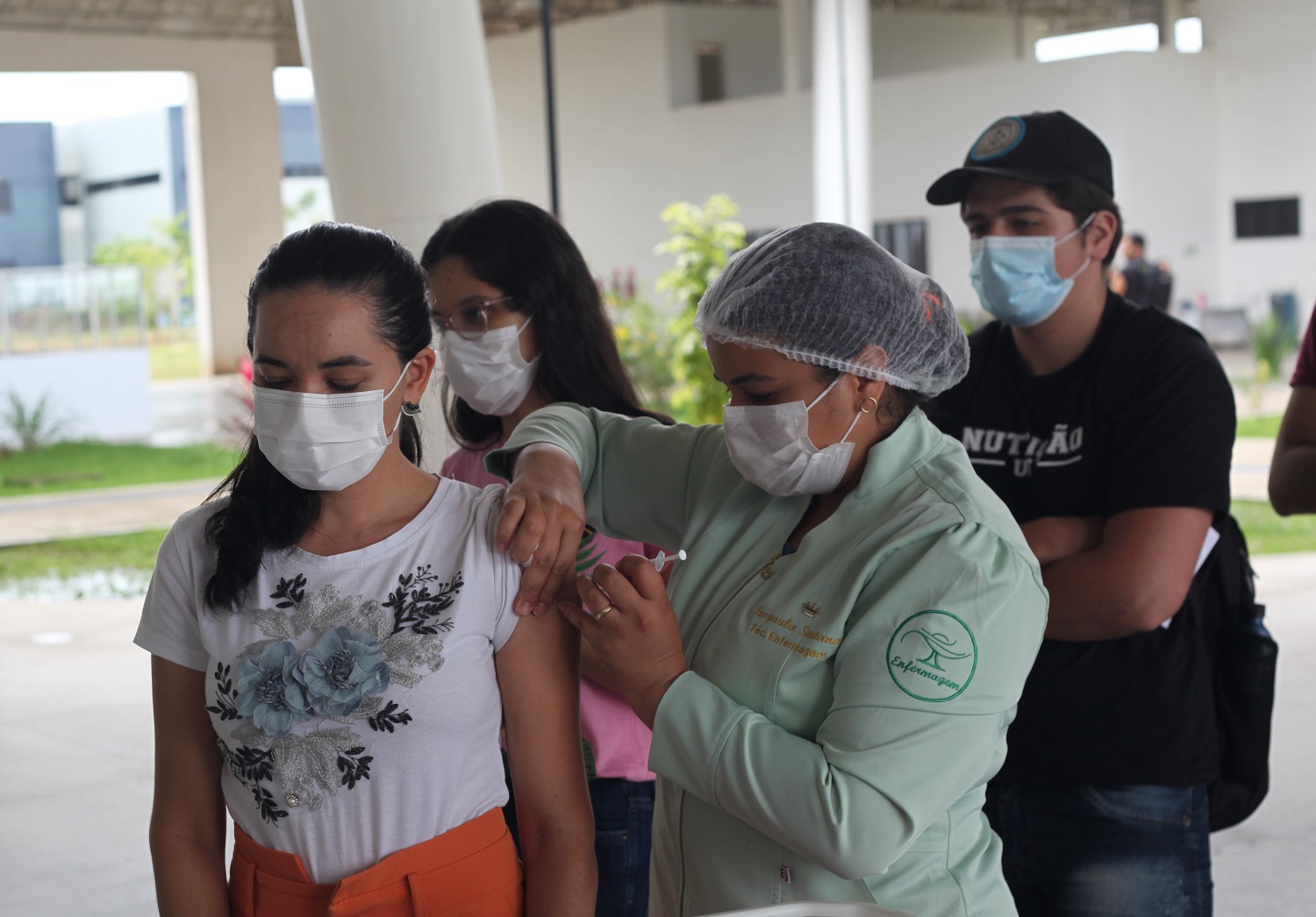 Campanhas ocorreram numa parceria entre direção do campus e Secretaria Municipal de Saúde. Imagem: Ana Laura Farias/ Campus Lagarto 