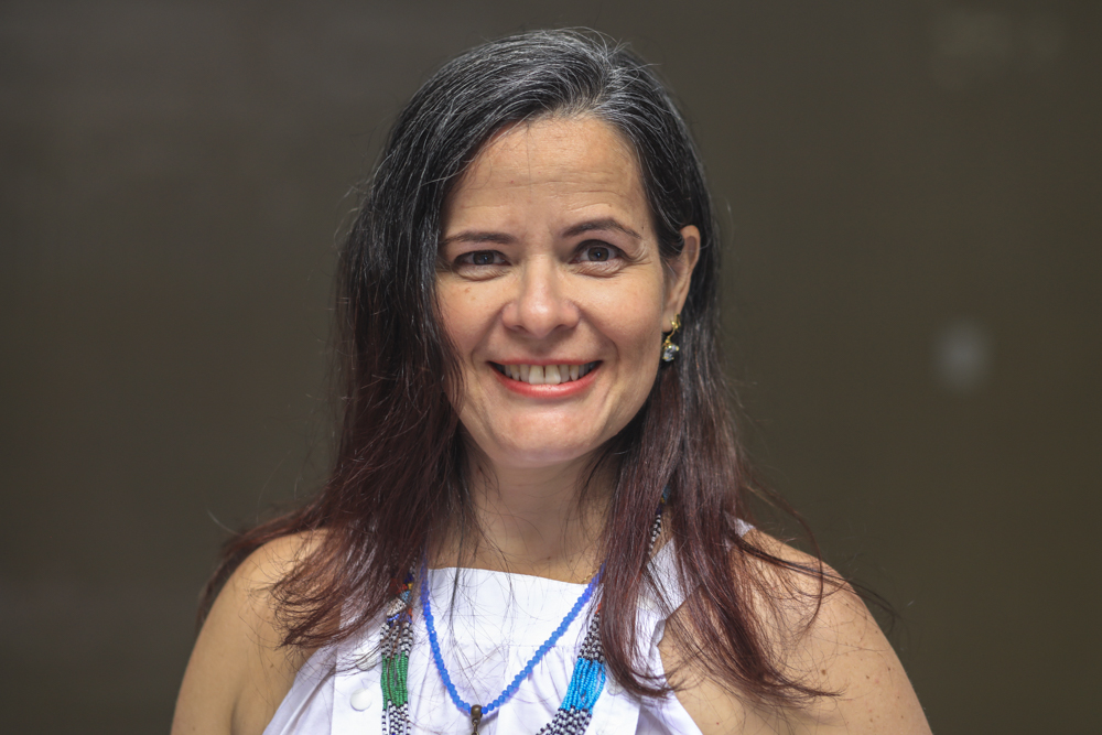 A pedagoga Lucianna Ávila foi responsável pela produção e contação das histórias