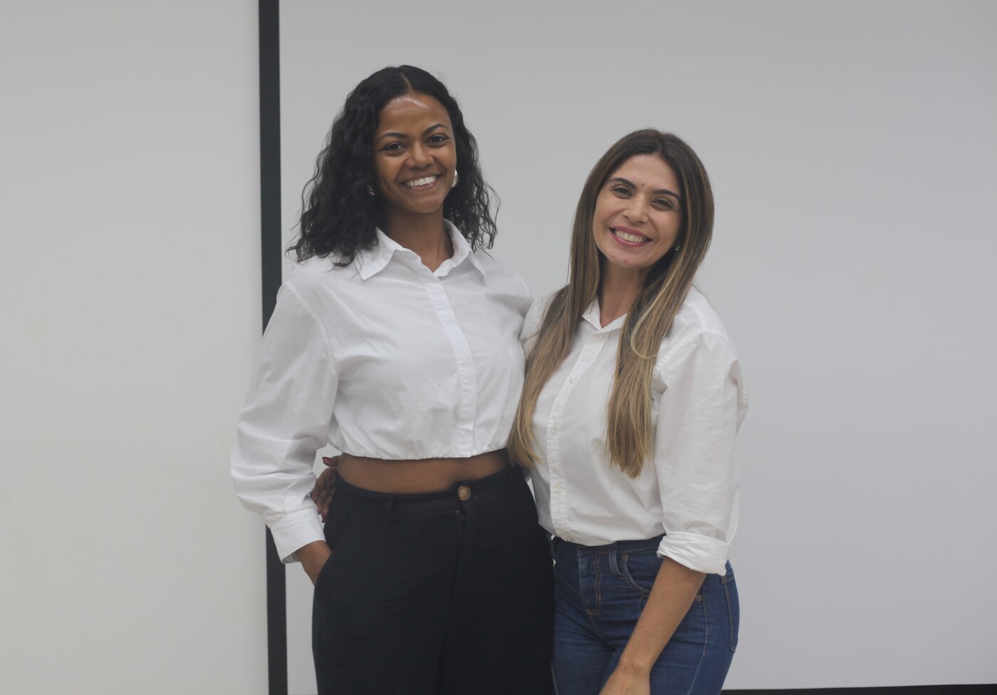 Psicólogas Giceli Formiga e Tatiana Tavares