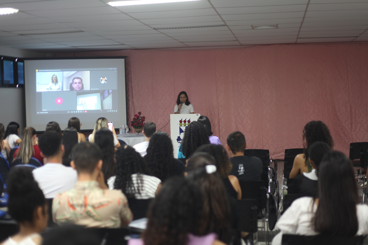 Evento foi realizado no auditório do Censip. Imagem: Ana Laura Farias/Campus Lagarto