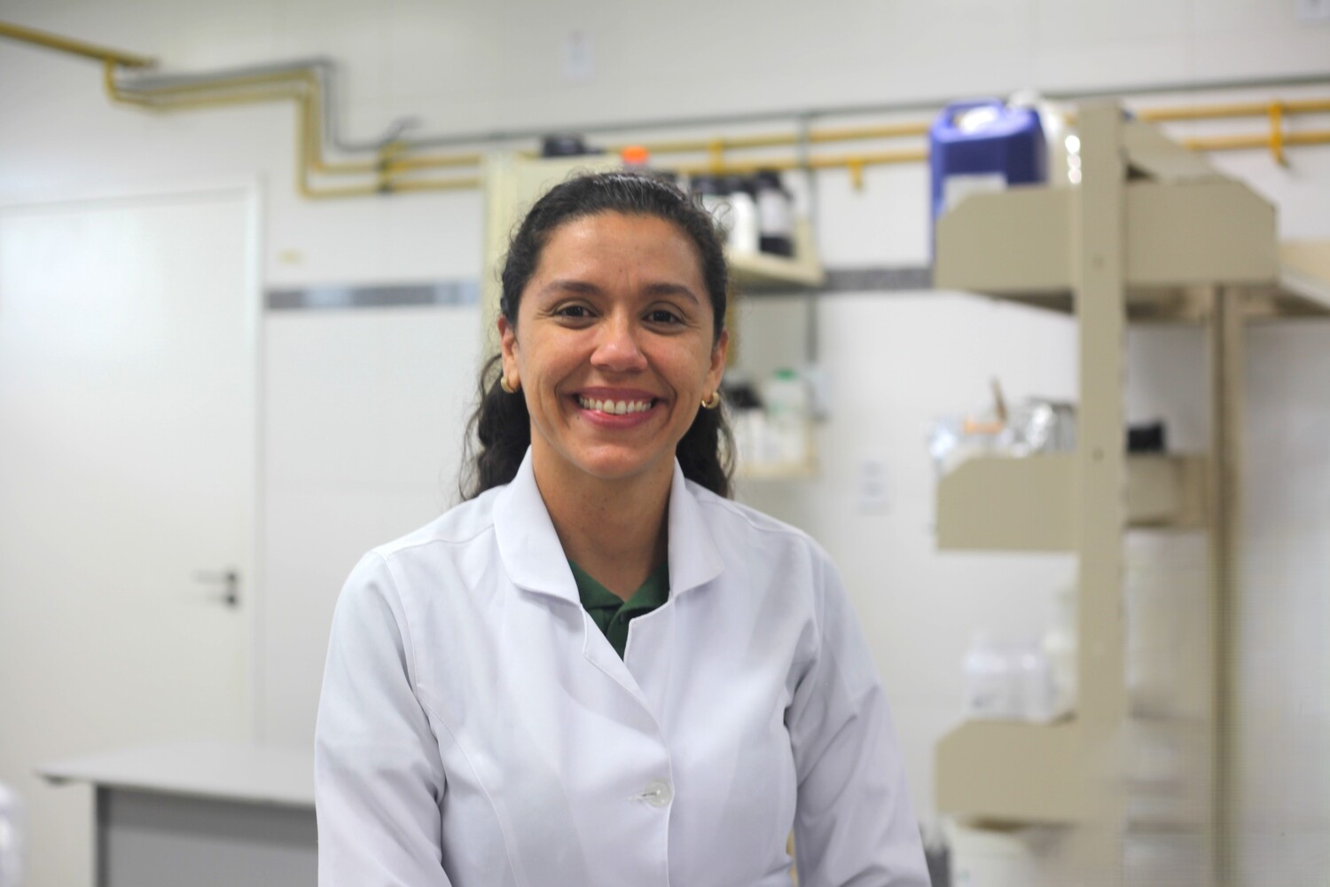 A professora Natália Saraiva é coordenadora adjunta do projeto. (Foto: Clayton Fontes/Campus de Lagarto) 