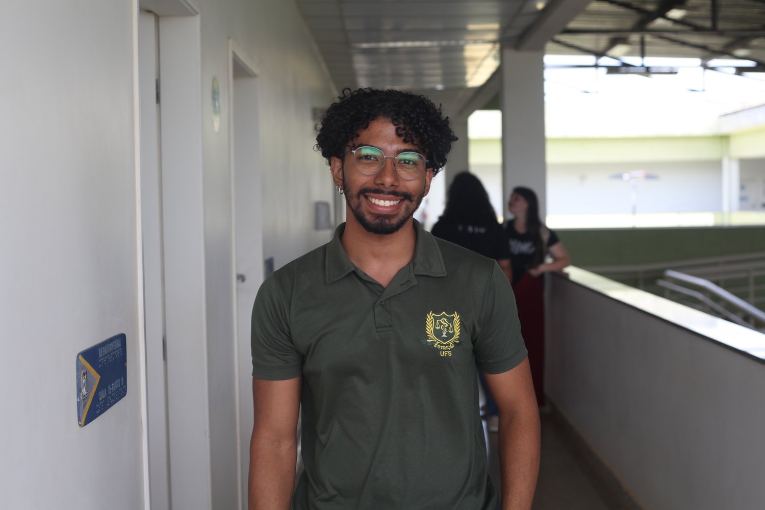 Estudante Valterson Sousa passou a entender mais o funcionamento do SUS  (Foto: Ana Laura Farias/Campus Lagarto)