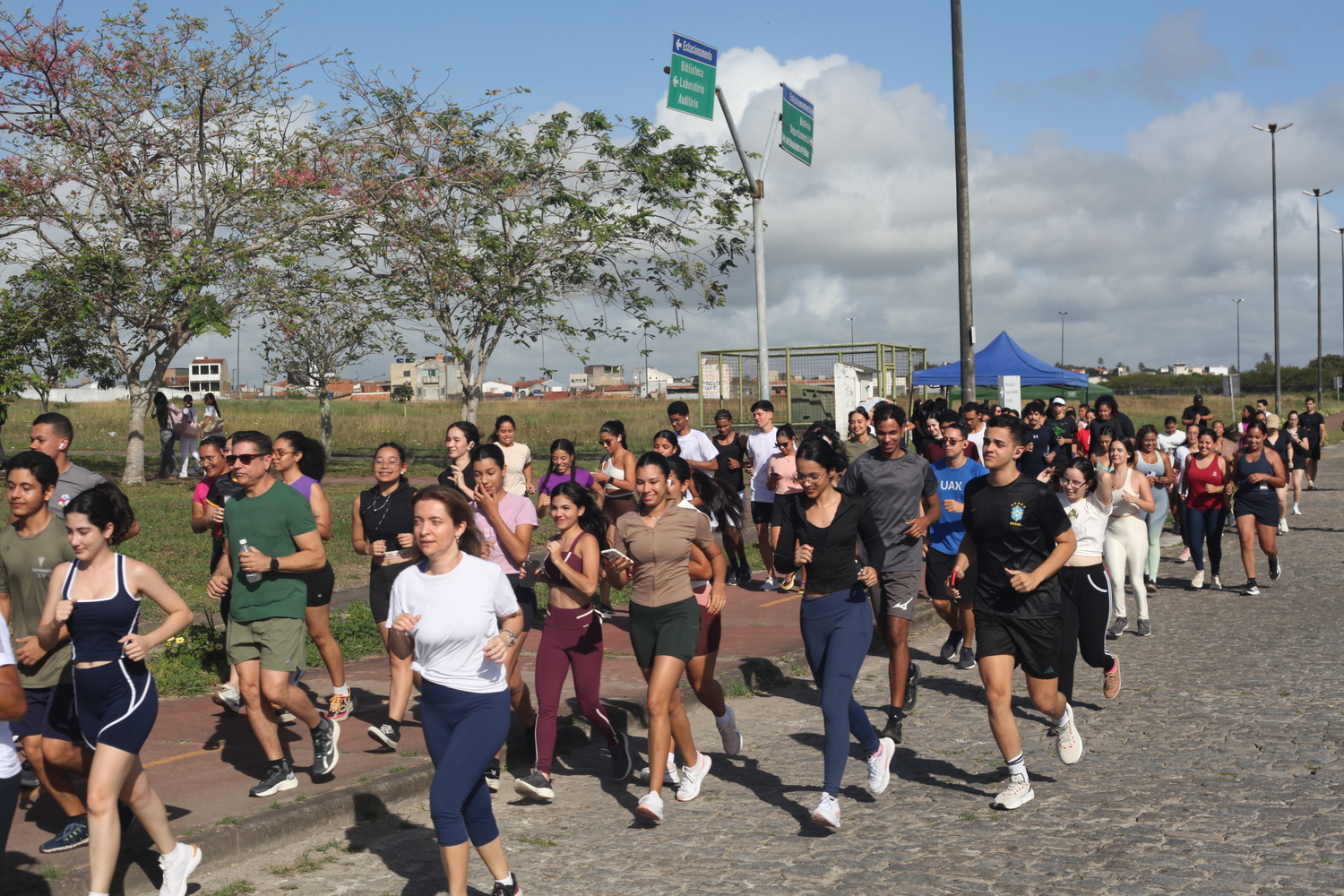 Corrida foi realizada na pista do campus Lagarto. Foto: Ana Laura Farias/Campus Lagarto 