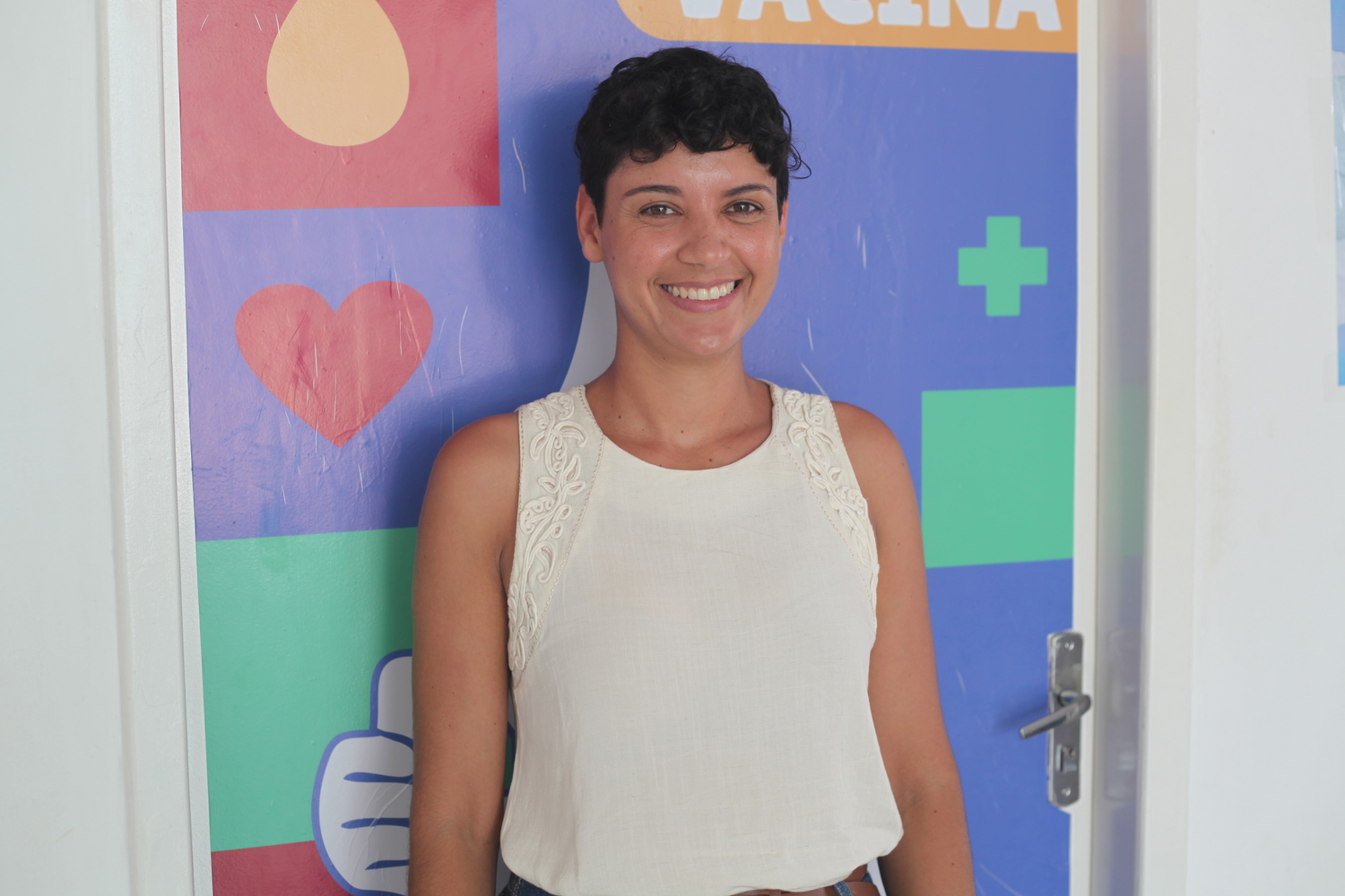 Alice Ramos é pesquisadora do projeto. Foto: Ana Laura Farias/Campus Lagarto